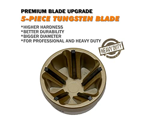 CONQUER Deburring External Chamfer Tool, Tungsten Blade, Fits 1/2"-1 3/8" - size: PREMIUM TUNGSTEN Blade 1/2"-1 3/8"(13mm-35mm)
