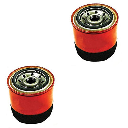 Set of 2 New Oil Filter Fits Case, Daedong, Iseki, Kioti, Montana 8354, 8454, CK25, CK25H, CK3, CK30, TL3200, TL4201 Models Interchangeable with E6201-32443, FII50-0067