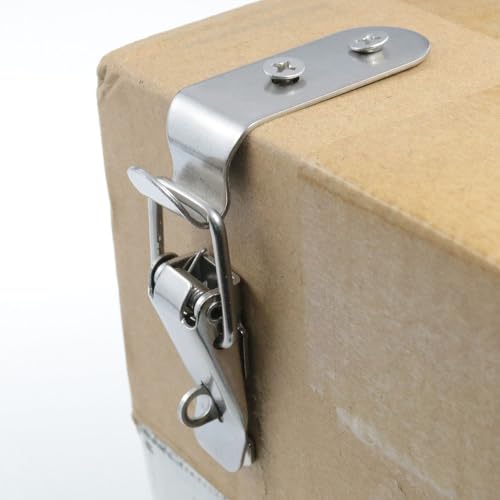 yukata 2 Pack 90 Degree Corner Latch Lock 304 Stainless Steel 2.75 Inch