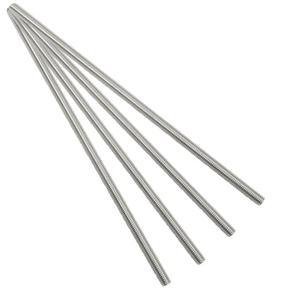 BokWin Fully Threaded Rod, M8 x 250mm, 4 Pack - size: M8 x 250mm