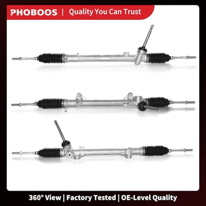 PHOBOOS Manual Steering Rack and Pinion Fit for Nissan Rogue - size: 48001JD90B