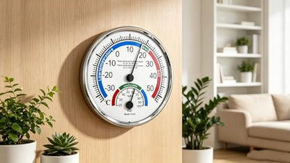 TH101 5" Indoor Outdoor Hygrometer/Thermometer