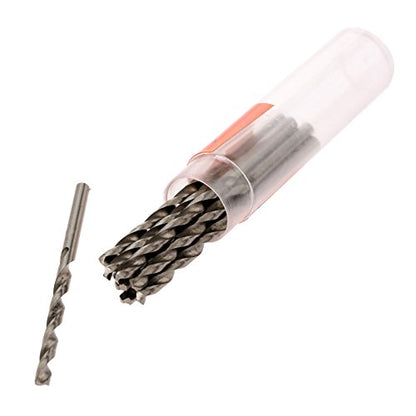 10PCS 3mm Twist Drill Bits,HSS Reduced Shank Micro Bits for Straight Shank - size: 3mm