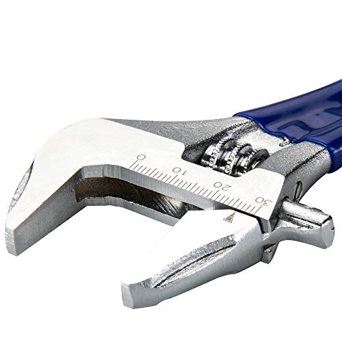 Large Opening Adjustable Wrench Spanner with Short Handle 5''(Max Opening: 30mm/1.2 inch) - size: 5"