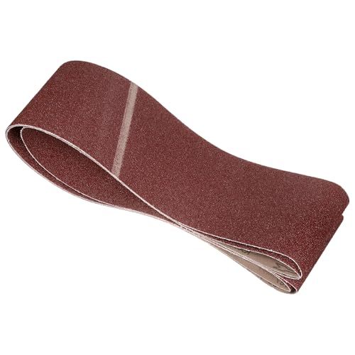 2 Pcs Sanding Belts 6 x 80 Inch 36 Grit Aluminum Oxide - size: 6 x 80 Inch(36 Grits)