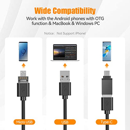 Teslong 5.0MP USB Auto-Focus Endoscope for Android Phone Windows MacBook