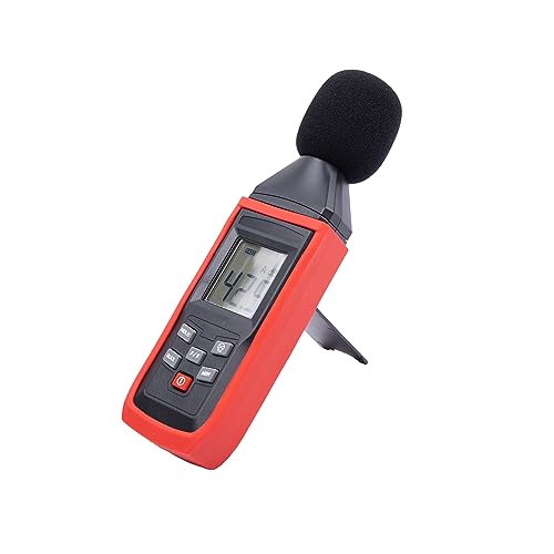HFS(R) Sound Meter, Sound Level Meter, Noise Meter, Decibel Meter, Sound Analyzer, Range 30dB to 130dB with Backlight LCD Display, Data Hold, for Home, Office, School