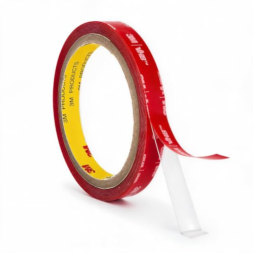 3M Double Sided Tape Heavy Duty 0.5’’×10Ft Made with 3M vhb Tape Clear 4905 - size: 1/2''×10Ft