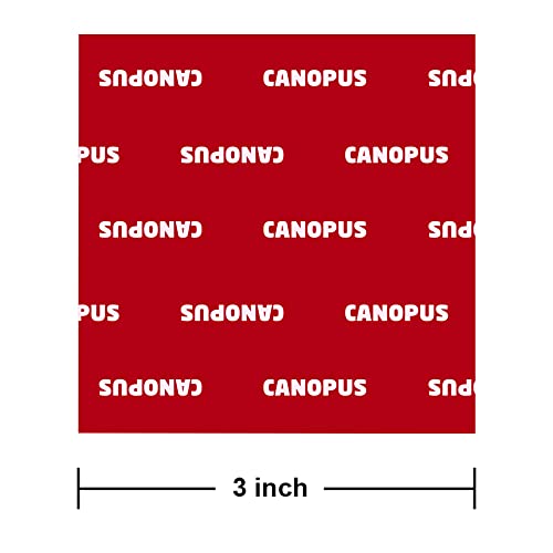 CANOPUS Mounting Square Tape Double Sided, Adhesive Pads Foam Tape, Made in USA, 5952 Roll, 8-PCs 3in x 3in Square Pack, with Box Cutter (1PC) and Razor Replacement (2PCs) - size: 3in x 3in