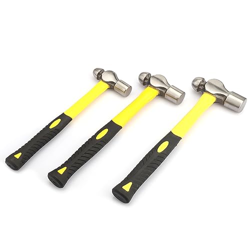 4 PCS Ball Peen Hammer Set, 16oz+24oz+32oz+40oz - size: 4 PCS 16oz+24oz+32oz+40oz