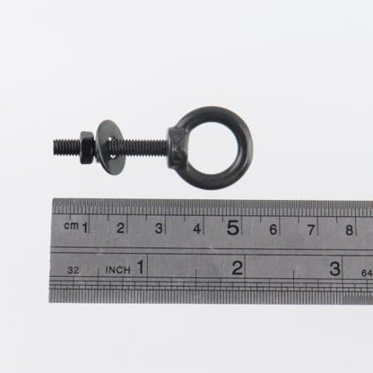 Antrader Lifting Shoulder Eye Bolts,M5 Eye Bolt,M5 x 30mm,Black,6 Sets - size: M5 x 30mm