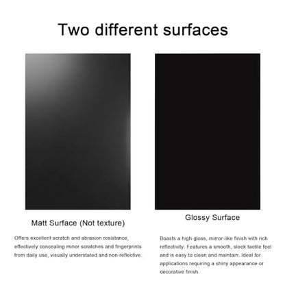 ABS Plastic Sheet 1/8 Inch Thick - 3PACK 12" x 8" Black Rigid ABS Board Impact Resistant Heat Moldable ABS Plastic Panel for Industrial DIY Projects, Home Decor, Handicrafts - (Frosted & Smooth) - size: 12x8x1/8 inch