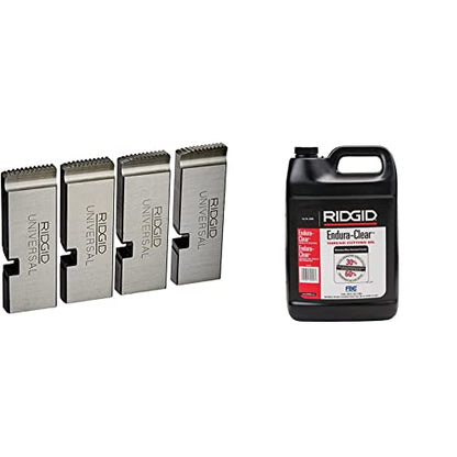 RIDGID Pipe Dies and Thread Cutting Oil Bundle (1-2 Inches) | RIDGID 47750 and 32808