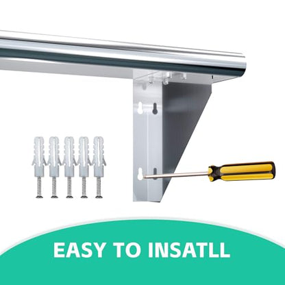 STABLEINK NSF Stainless Steel Wall Shelf 12x36 Inches, Commercial Kitchen - size: 12"x36"