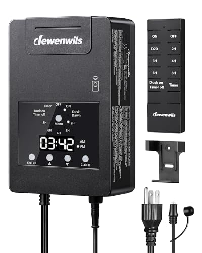 DEWENWILS 120W Low Voltage Landscape Transformer with Remote Control - style: 120W-Remote