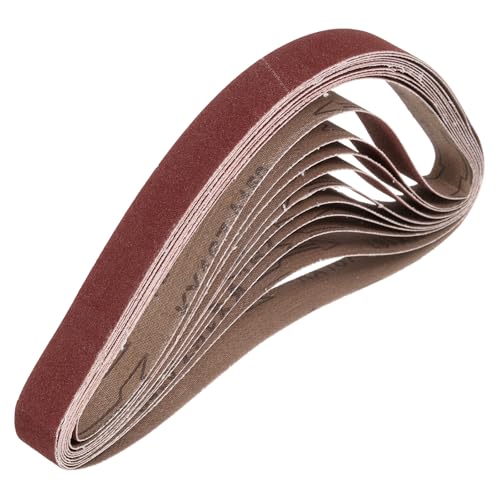 HARFINGTON 1 x 30 Inch Sanding Belts, 10 Pcs 150 Grits Aluminum Oxide - size: 1x30 inch(150 grit)