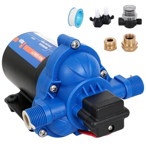 12V Sprayer Pump, 3.5GPM Chemical Resistant Diaphragm Pump - size: 3.5GPM-10AMPS