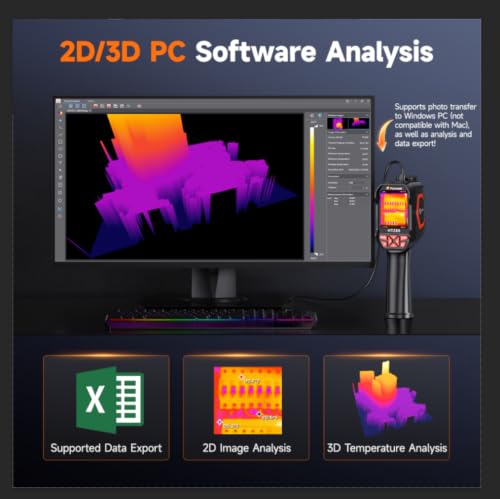 FOXWELL HT280 Thermal Imaging Camera, 320 X 240 2.8" LCD, 260 x 260 TISR