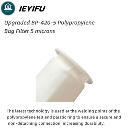 BP-420-5 Polypropylene Filter Bag 20 inches 5 Micron (2PC)