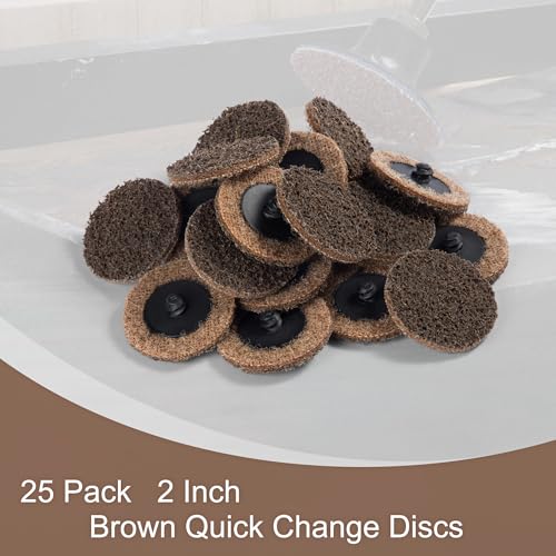 25 PCS Sanding Discs 2 Inch Coarse Quick Change Disc with 1/4" Shank - style: 25 PCS Coarse