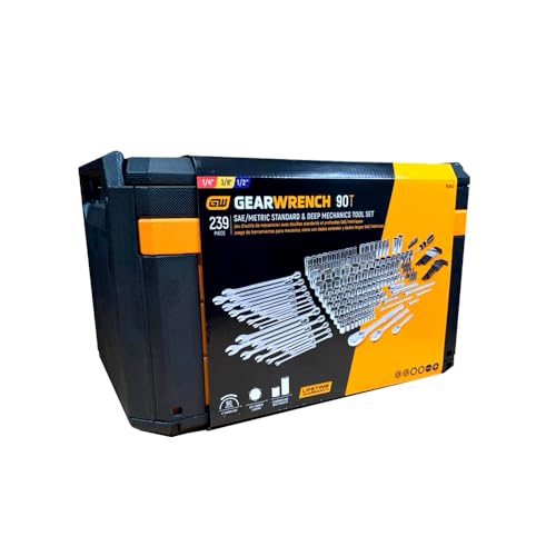 GEARWRENCH 239 Pc. BMC Mechanics Tool Set 1/4, 3/8, 1/2 - 80942 - size: 239 Pc
