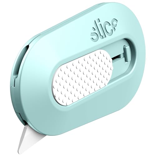 Slice Mini Box Cutter | Manual Retracting | Safe Ceramic Box Cutter Lasting 11x Longer than Metal | Box Opener | 1 Pack | Mint - color: Mint, size: 1 Pack