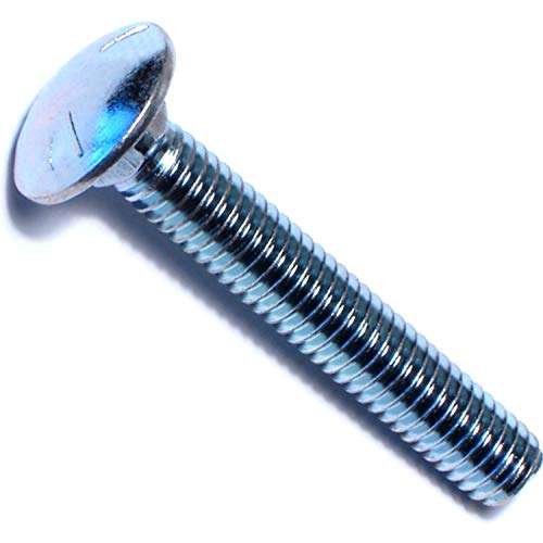 Hard-to-Find Fastener 014973453091 Carriage Bolt Grade 5, 5/16-18 x 2, Piece-12 - size: 5/16-18 x 2"