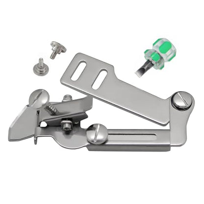 Sewing Seam Guide Presser Foot Fine Tucker Gauge DIY Tool Adjustable with Screwdriver for Industrial Sewing Machine JUKI DDL-8500 DDL-8700 DNU-1541