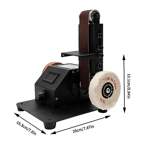 Electric Grinder Belt, Sander Polishing Grinding Knife, Mini DIY Sharpener Machine for Metal Wood DIY Handcraft, Tool & Knife Sharpening