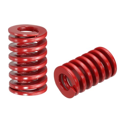 HARFINGTON 2pcs Die Spring 3/4" OD x 1.25" Free Length SMH4005, Red - size: 3/4" OD x 1.25" Free Length
