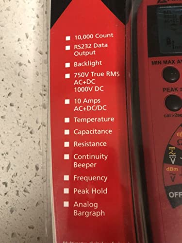 Amprobe 38XR-A Prof DMM True RMS with Optical PC Interface - style: 38XR-A: TRMS DMM w/PC Interface