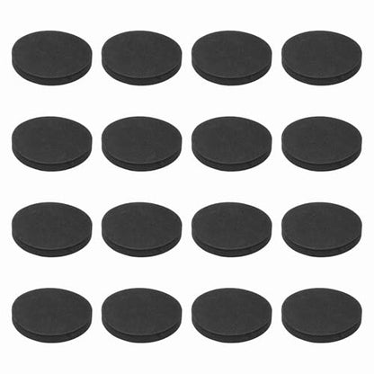 MECCANIXITY Single Sided Speaker Isolation Pads 55mmx8mm Round Black - size: 55mmx8mm