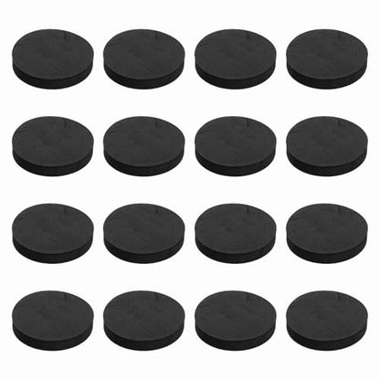 MECCANIXITY Single Sided Speaker Isolation Pads 70mmx12mm Round Black - size: 70mmx12mm