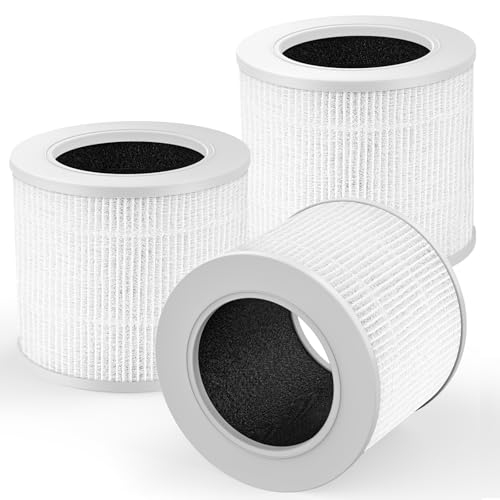 Core Mini Replacement Filter for LEVOIT Core Mini, CoreMini-P Air Purifier - color: White, size: 3 pack