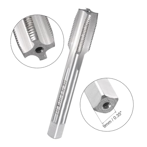 M13x1mm Metric Tap and Die Set,Machine Thread Screw Tap with Round Threading Die,Tap & Die Kit for Nut Screw Bolt Thread Repair - size: M13x1mm