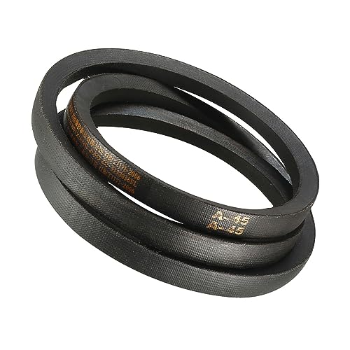 A-45 Drive V-Belt - [45-inch Inside Circumference] A-Section Rubber Drive Belt Wrapped for Transmission Use - size: A-45
