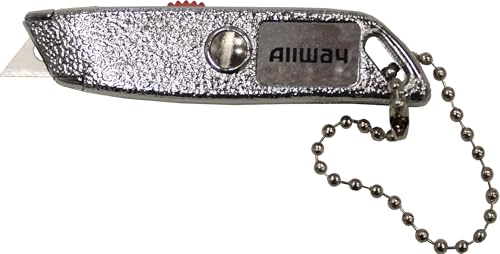 ALLWAY MK4 Chromed Die-Cast Retractable Micro Knife, 2-1/2"