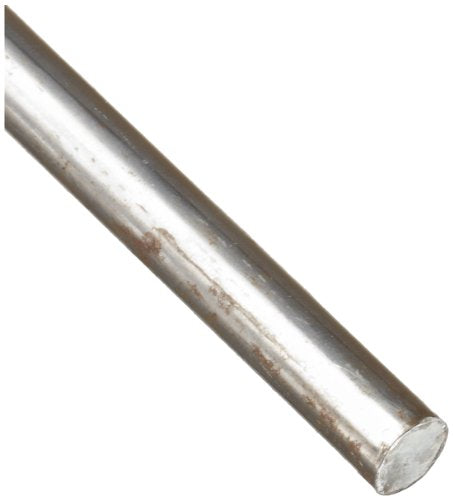 1018 Carbon Steel Round Bar, Unpolished (Mill) Finish, Cold Finish, ASTM A108, 0.25" Diameter, 48" Length, OnlineMetals