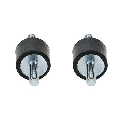 MY MIRONEY 4PCS 20 x 15mm Rubber Isolator Mounts with M6 x 18mm Studs - size: M6 x 18mm;20 x 15mm (Double Studs)