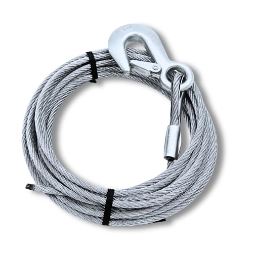 Tie Down Engineering 59395 Winch Cable 7/32" x 25' - size: 7/32 in x 25 ft