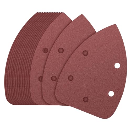 60 Pcs 1500 Grit Mouse Sandpaper, Aluminum Oxide Mouse Sanding Pads - size: 1500 Grit