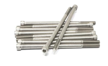 iexcell 10 Pcs 1/4-20 x 4-1/2" Partially Threaded Stainless Steel 304 Hex Socket Head Cap Screws Bolts Kit - size: 1/4-20 x 4-1/2" ( Partially Threaded )