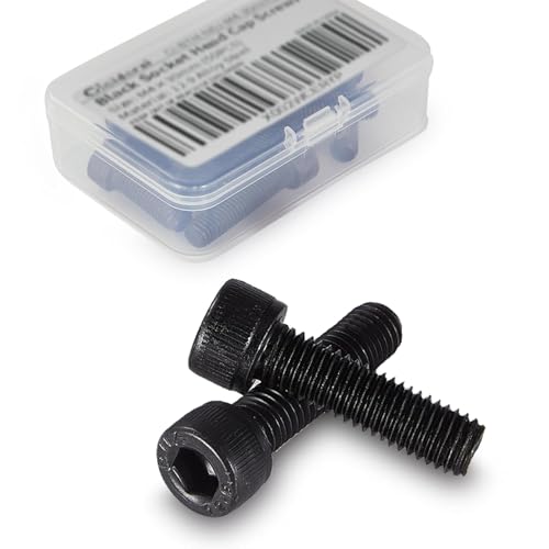 M6-1.0 x 16mm Socket Head Cap Screws, 12.9 Grade Alloy Steel, Black Oxide Finish, Machine Thread, Allen Socket Drive, Quantity 50 - size: M6 x 16mm(50 PCS)