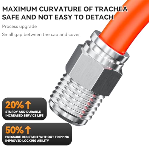 PNEUMATIC 304 Stainless Steel Male Straight 6mm Tube OD x 1/8 Inch NPT Thread Push to Connect Fittings (Pack of 5) - size: 6mm OD x 1/8"NPT