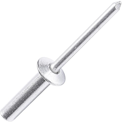 50Pcs Closed End Blind Rivets, 3/16" x3/8" - All Aluminum Dome Head Sealed Pop Rivets (4.8x10mm) - color: All Aluminum, size: 3/16"x3/8"(4.8x10mm)