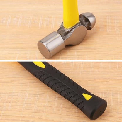 3 Pack 32 ounce Ball Pain Hammer, metal Ball Peen Hammer with soft anti slip handles, perfect for maintenance, use, camping - size: 3 Pack 32 oz