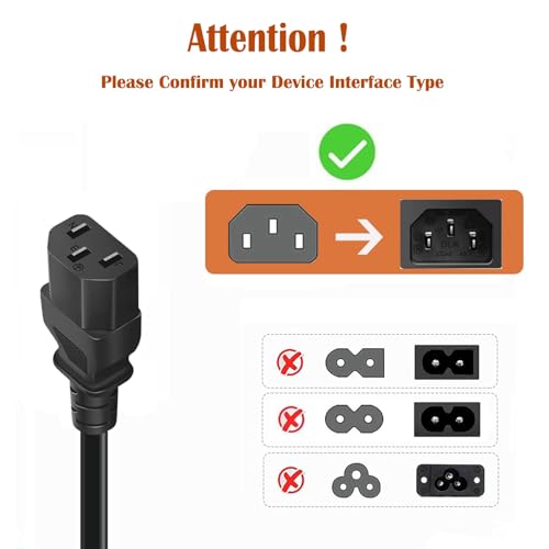 Power Cord for Fluke 1555 1550 1550B 1550C Insulation Resistance Testers