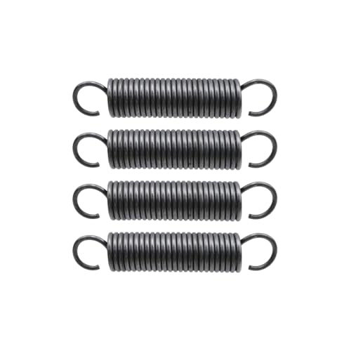 4Pcs Heavy Duty Extension Spring, Spring Steel Hook - size: 4" Length