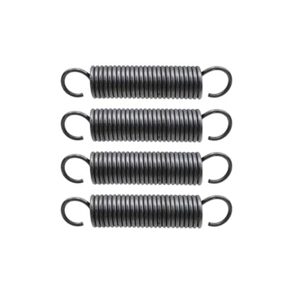 4Pcs Heavy Duty Extension Spring, Spring Steel Hook - size: 4" Length