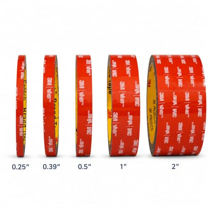 3M Double Sided Tape Heavy Duty 2’’×10Ft Made with 3M vhb Tape 5925 Black - color: Black, size: 2''×10Ft